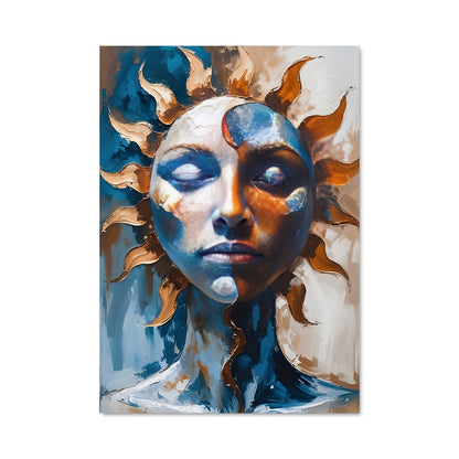 Poster Visage de Tournesols