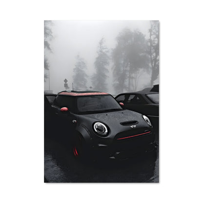 Poster Noir et Pluie