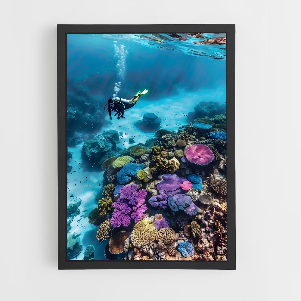 ap-coral reef-6 cadre Noir