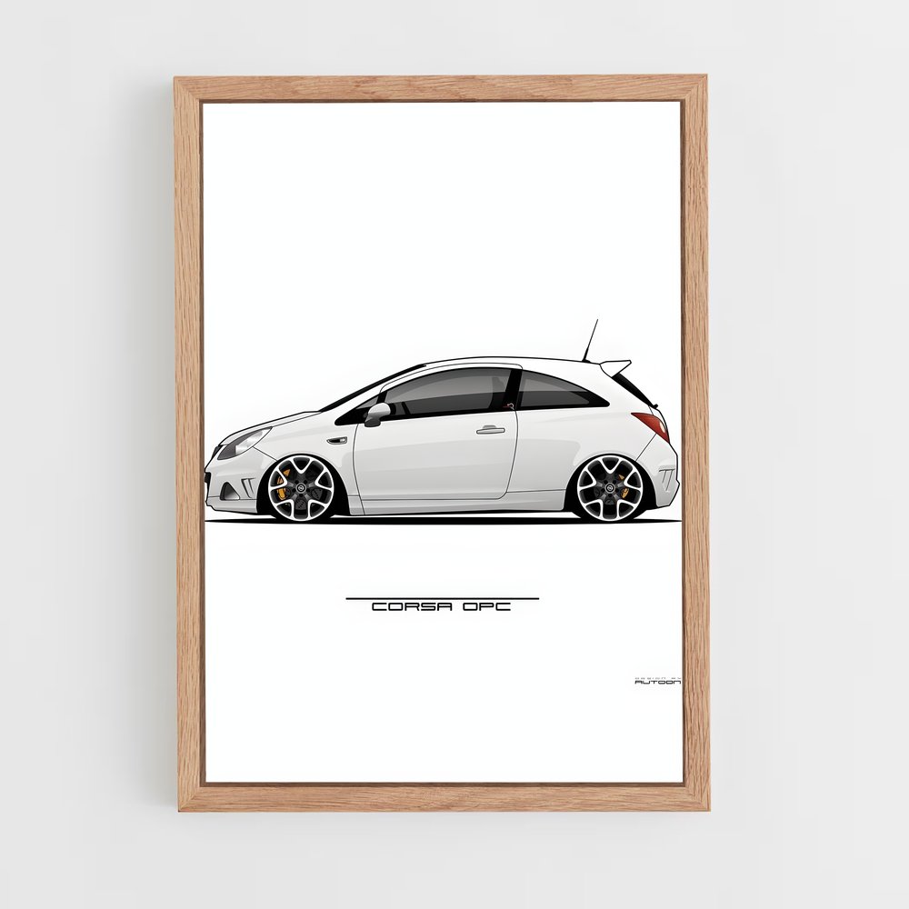 ap-corsa opc-1 cadre Bois clair