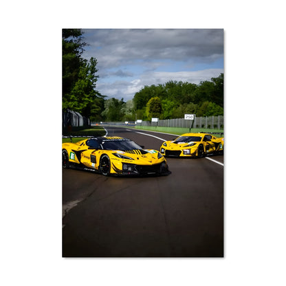 Poster Corvette c7 gt3-r 76662
