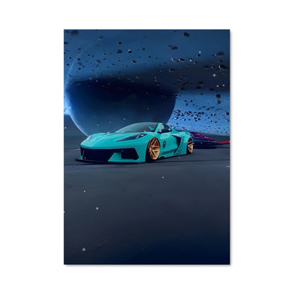 Poster Corvette Galactique