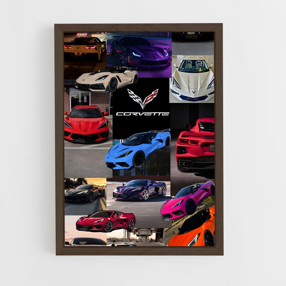 ap-corvette c8 stingray-1 cadre Bois foncé