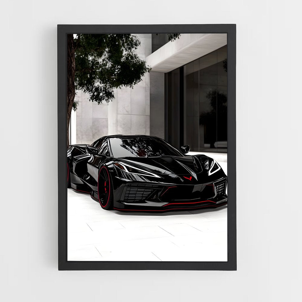 ap-corvette c8 stingray-4 cadre Noir