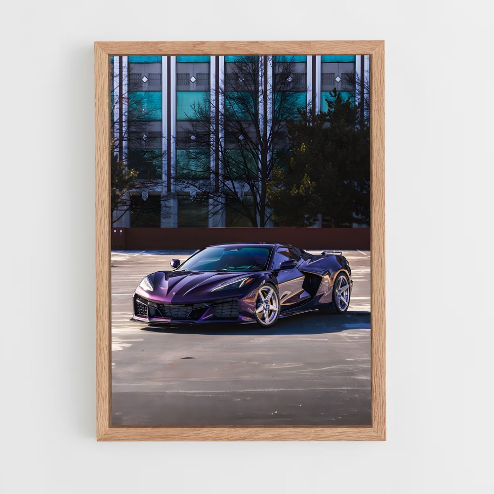 ap-corvette c8 z06-5 cadre Bois clair