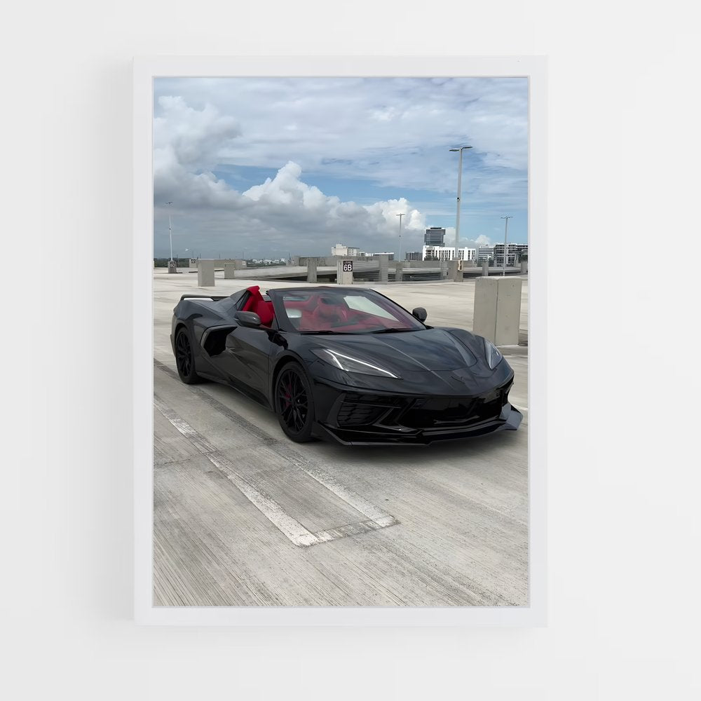 ap-corvette stingray-1 cadre Blanc