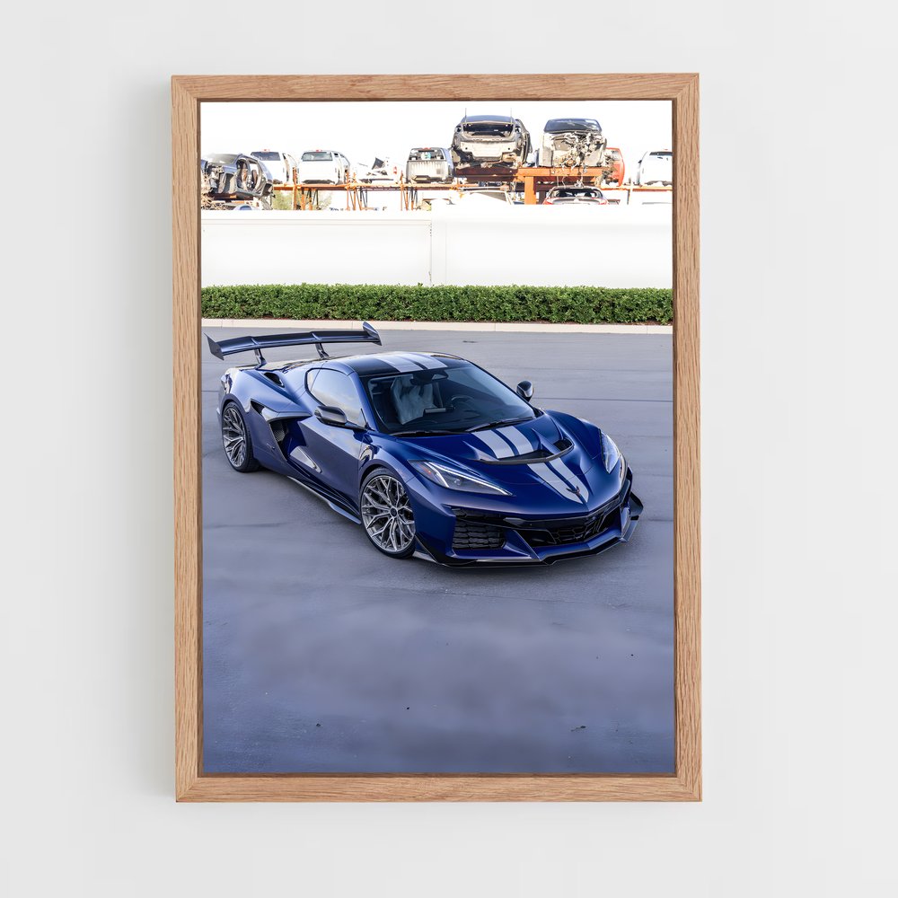 ap-corvette zr1-4 cadre Bois clair