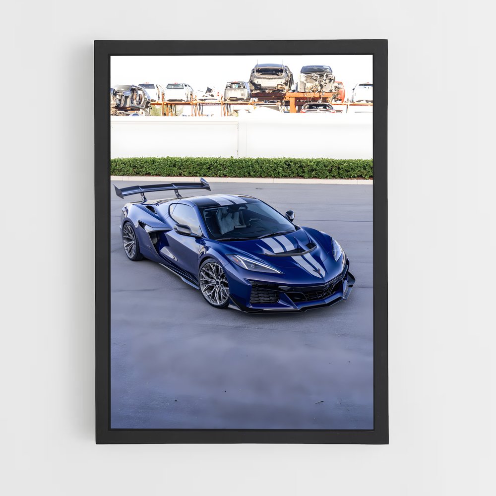 ap-corvette zr1-4 cadre Noir