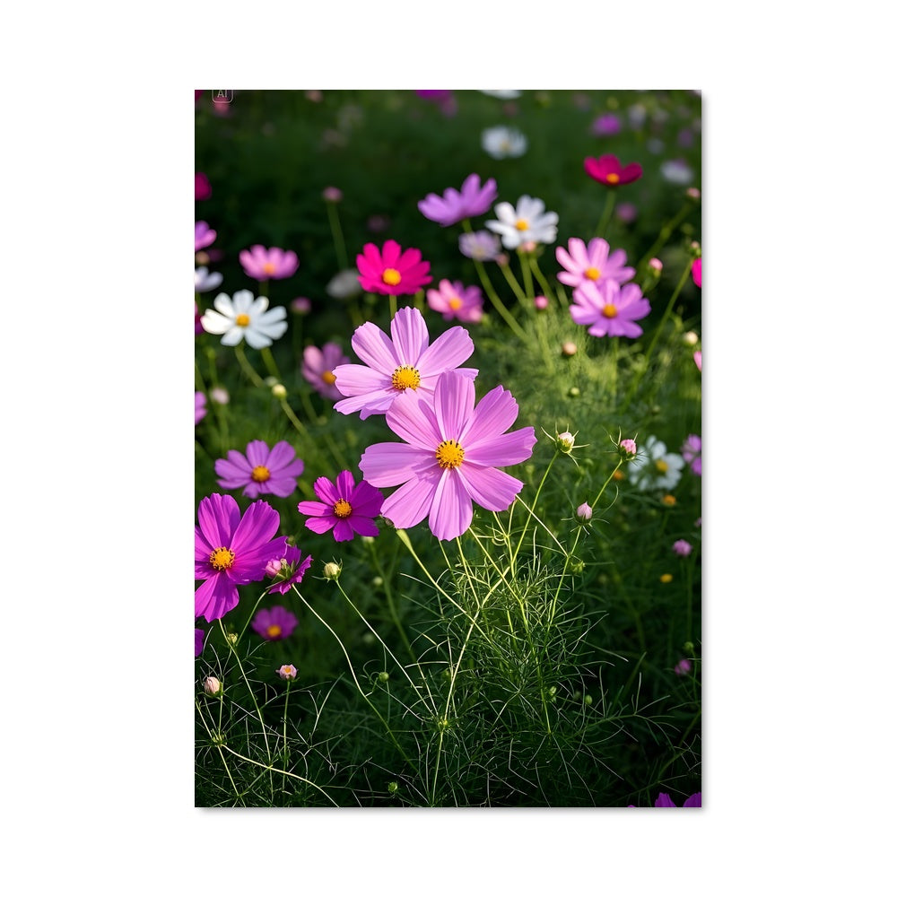 Poster Fleurs du Cosmos