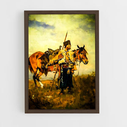 ap-cossack-1 cadre Bois foncé