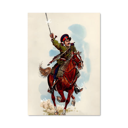 Poster Cavalier Cosaque