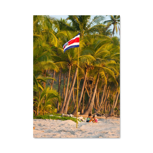 Poster Plage Costaricaine