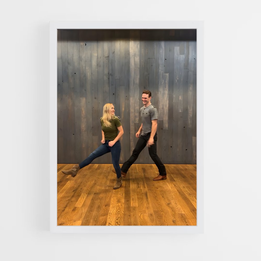 ap-country dance-4 cadre Blanc