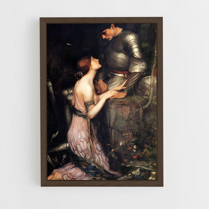 ap-courtly love-1 cadre Bois foncé