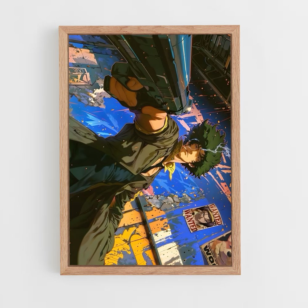 ap-cowboy bebop-4 cadre Bois clair