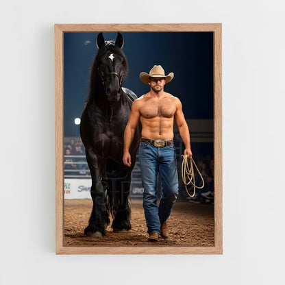 ap-cowboys-1 cadre Bois clair