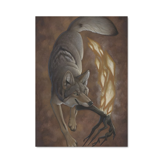 Poster Loup de Feu
