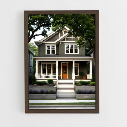 ap-craftsman architecture-2 cadre Bois foncé