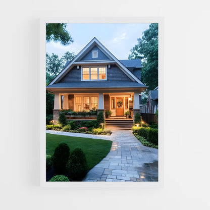 ap-craftsman architecture-5 cadre Blanc