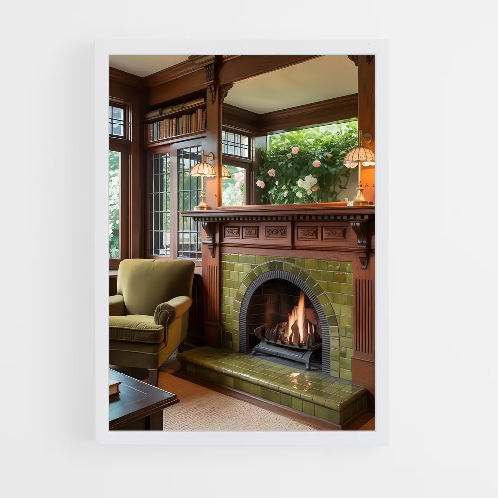 ap-craftsman architecture-7 cadre Blanc