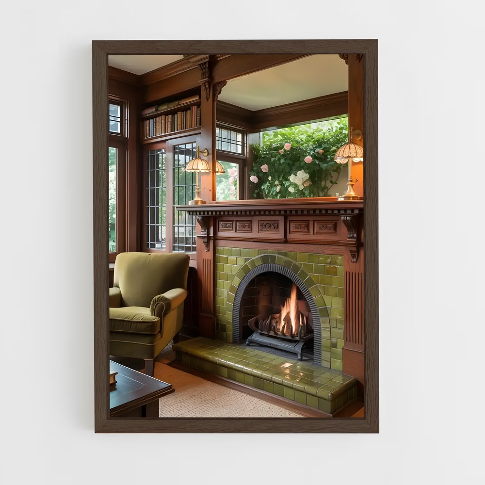 ap-craftsman architecture-7 cadre Bois foncé