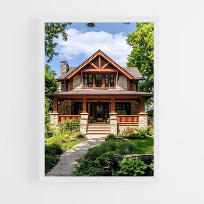 ap-craftsman architecture-9 cadre Blanc
