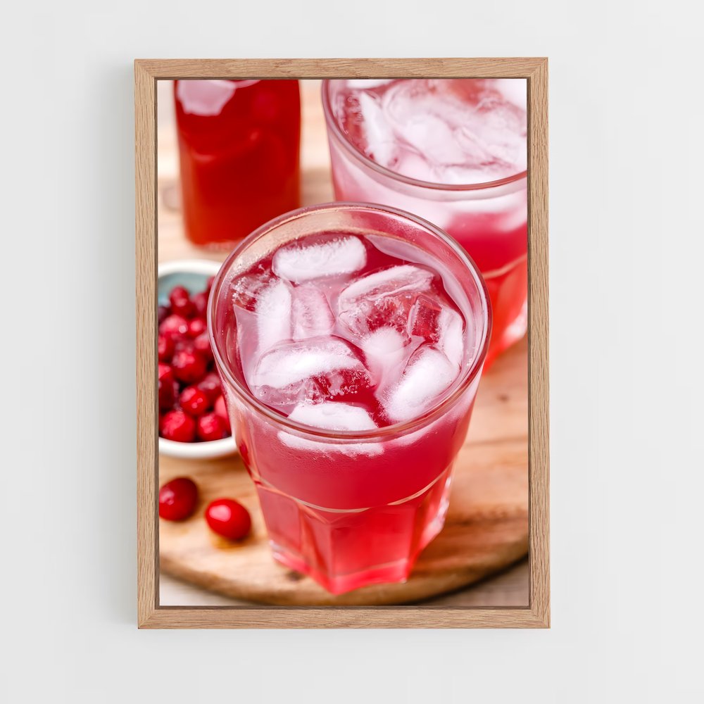 ap-cranberry juice-2 cadre Bois clair