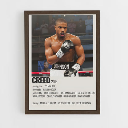 ap-creed-10 cadre Bois foncé