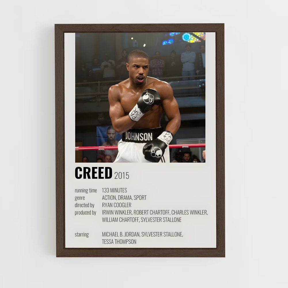 ap-creed-3 cadre Bois foncé
