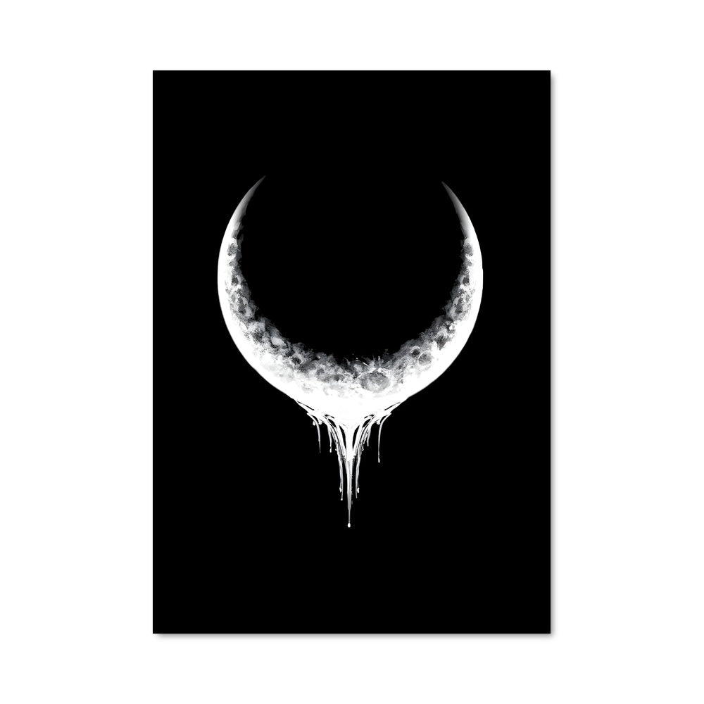 Poster Lune en Miroir