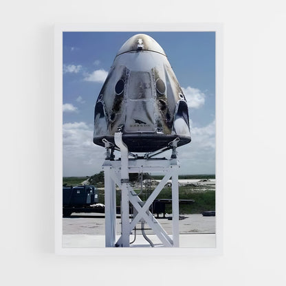 ap-crew dragon spacex-2 cadre Blanc