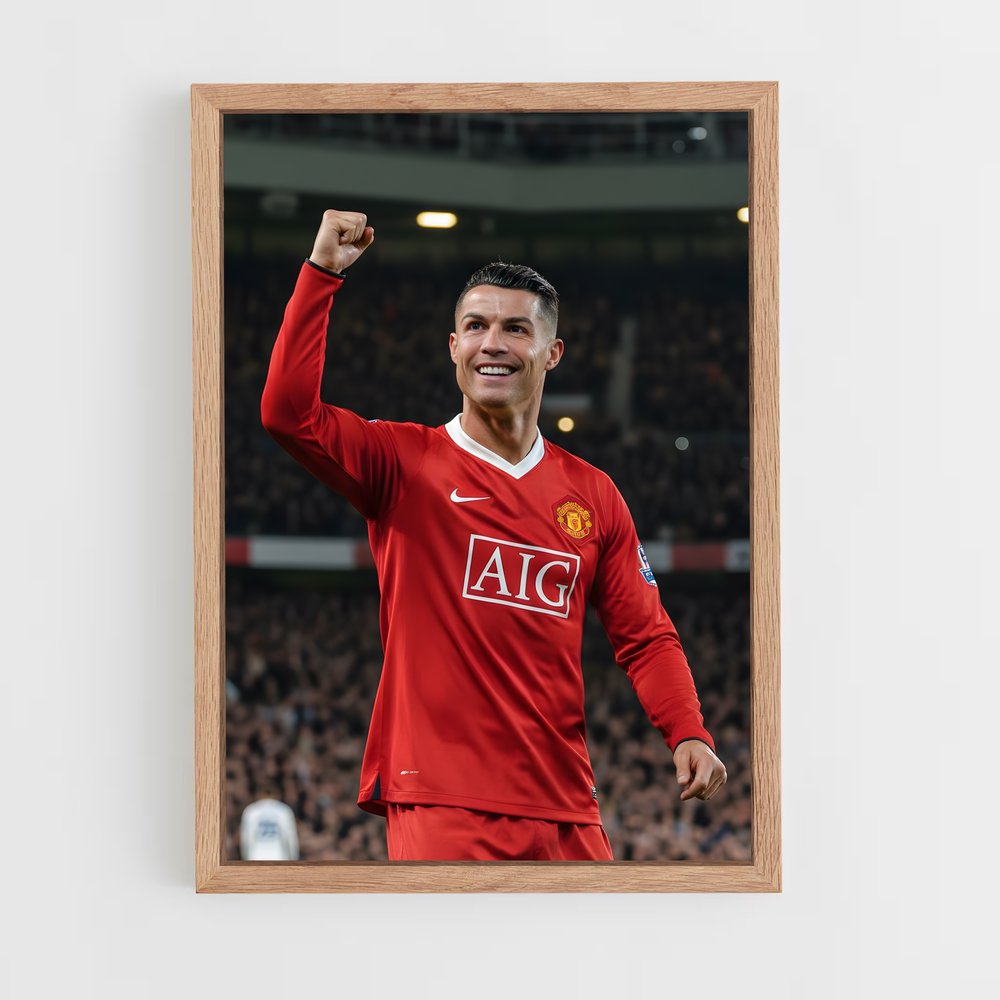 ap-cristiano ronaldo-2 cadre Bois clair