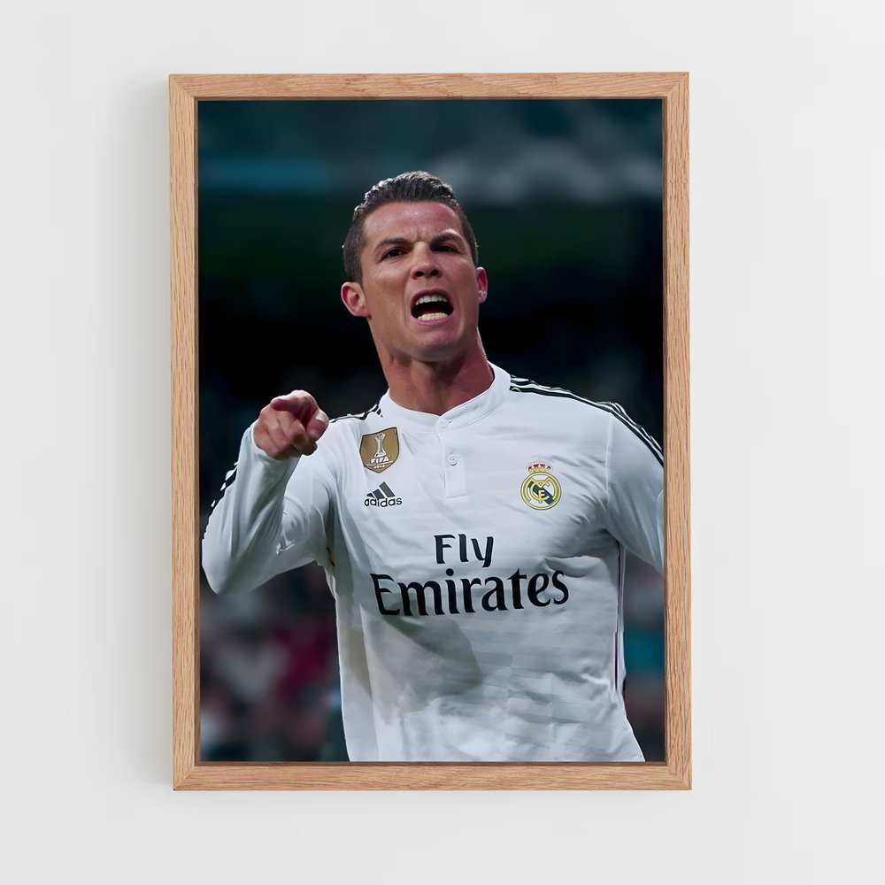 ap-cristiano ronaldo-5 cadre Bois clair
