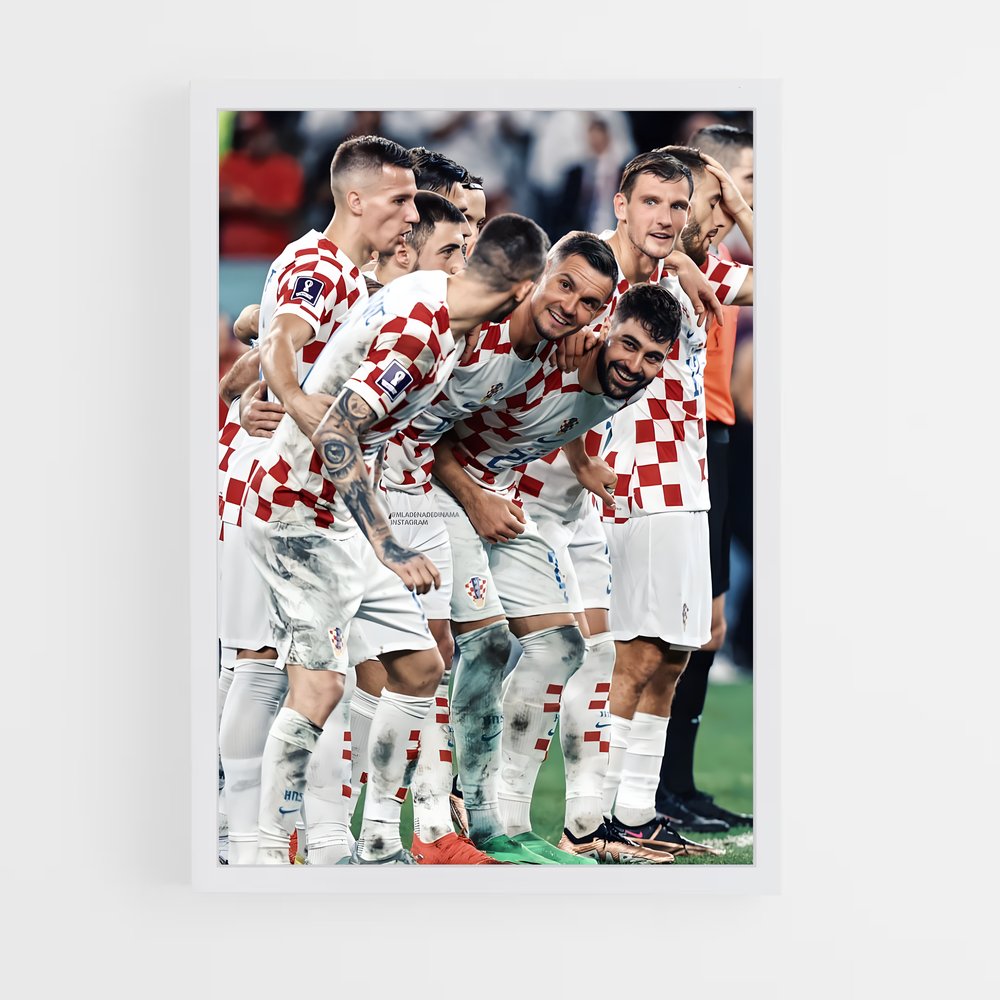 ap-croatia national football team-2 cadre Blanc