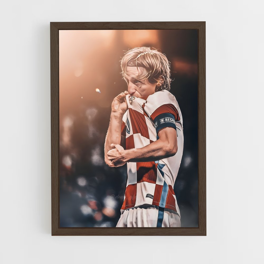 ap-croatia national football team-5 cadre Bois foncé