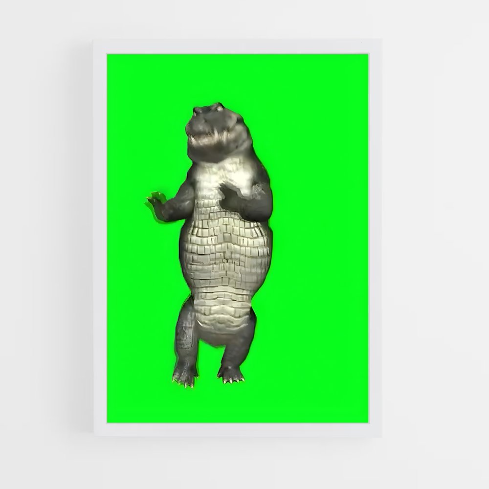 ap-crocodile-9 cadre Blanc