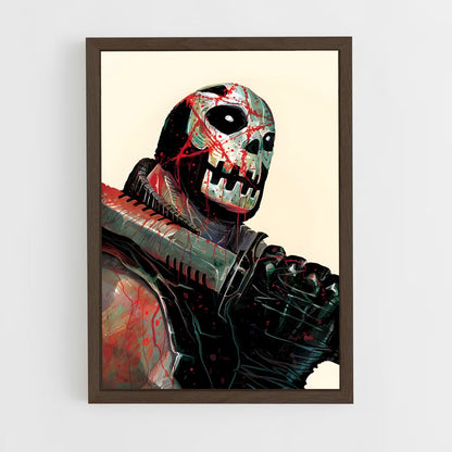 ap-crossbones-4 cadre Bois foncé