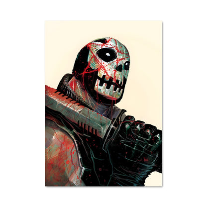 Poster L'Homme aux Fleurs Rouges