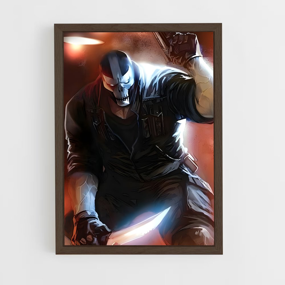 ap-crossbones-5 cadre Bois foncé