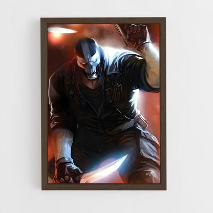 ap-crossbones-5 cadre Bois foncé