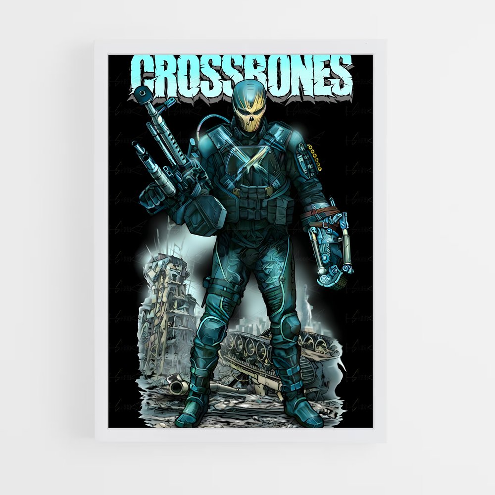 ap-crossbones-6 cadre Blanc