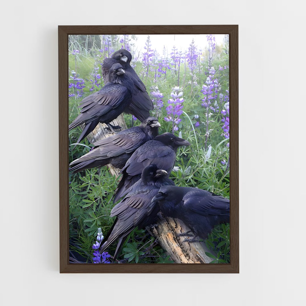 ap-crow-7 cadre Bois foncé