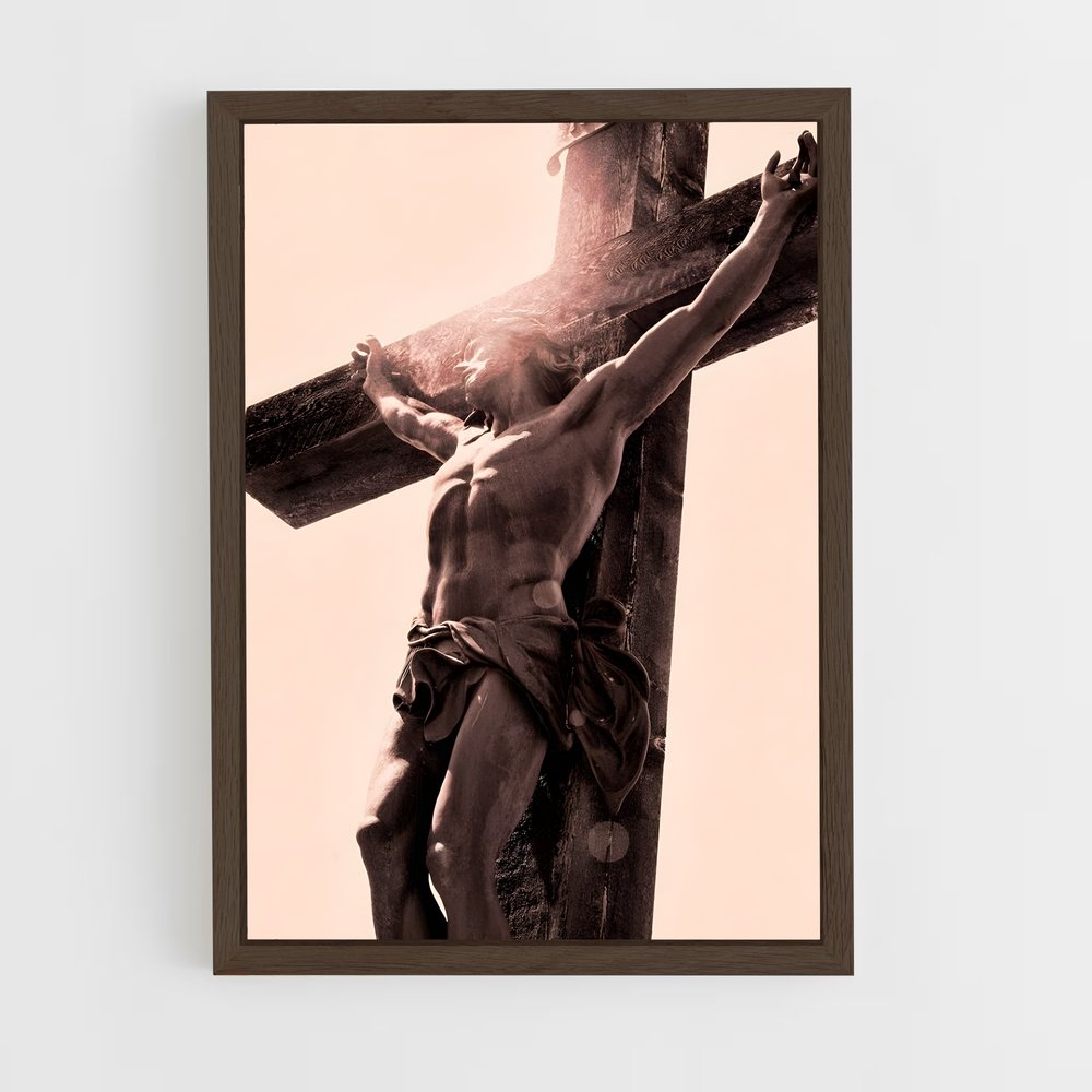 ap-crucifix-13 cadre Bois foncé