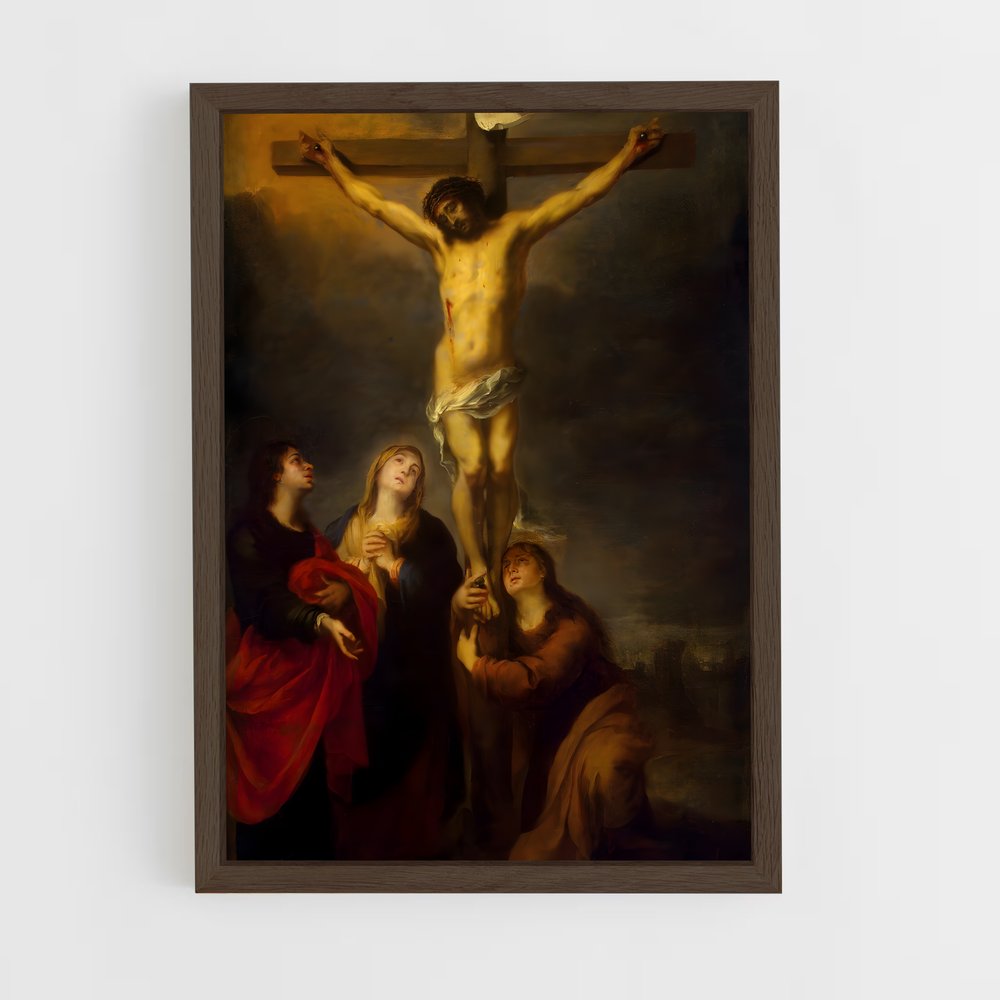 ap-crucifixion-1 cadre Bois foncé