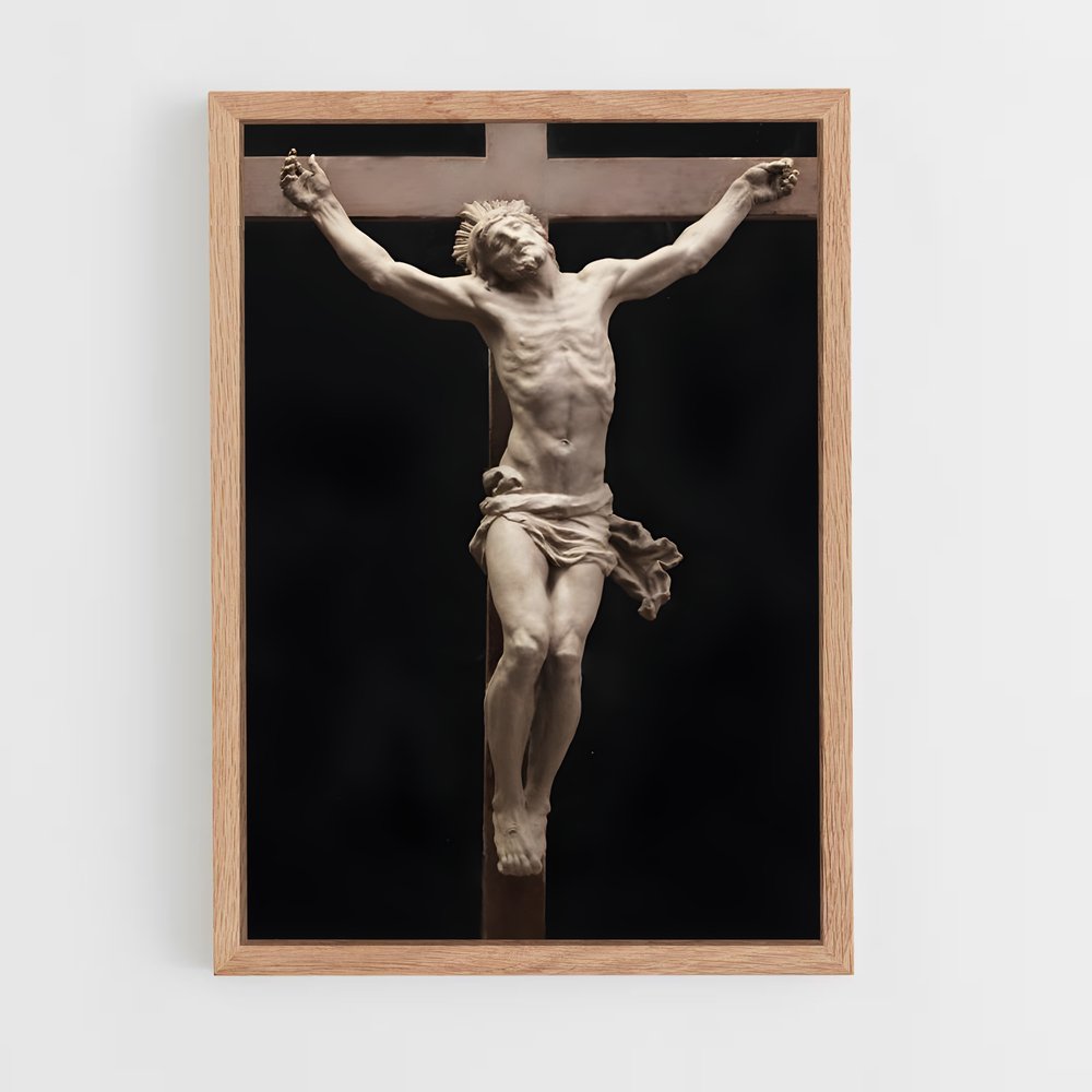 ap-crucifixion-2 cadre Bois clair