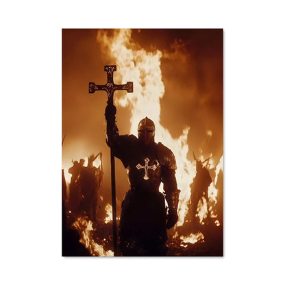 Poster La Croix Enflammée