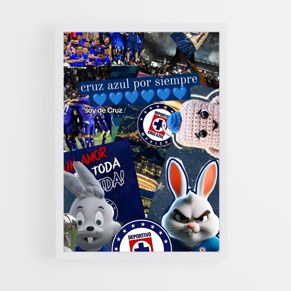 ap-cruz azul fc-7 cadre Blanc