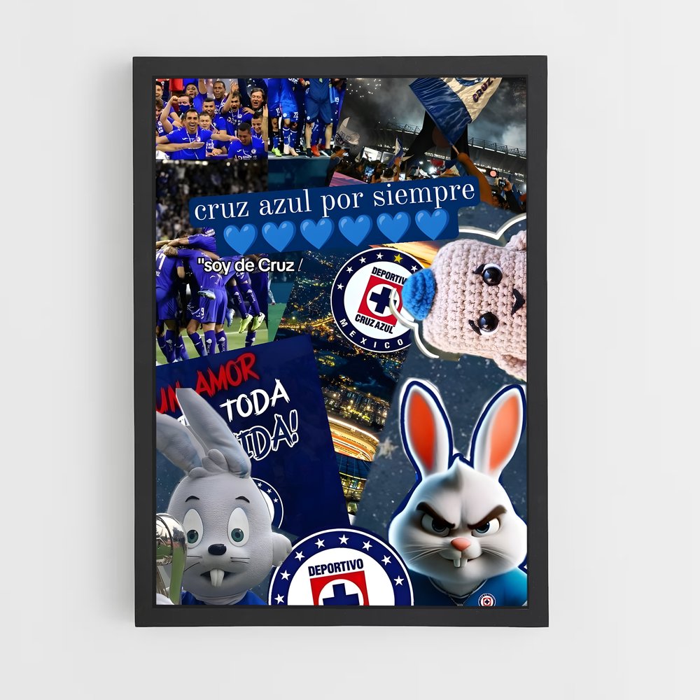 ap-cruz azul fc-7 cadre Noir