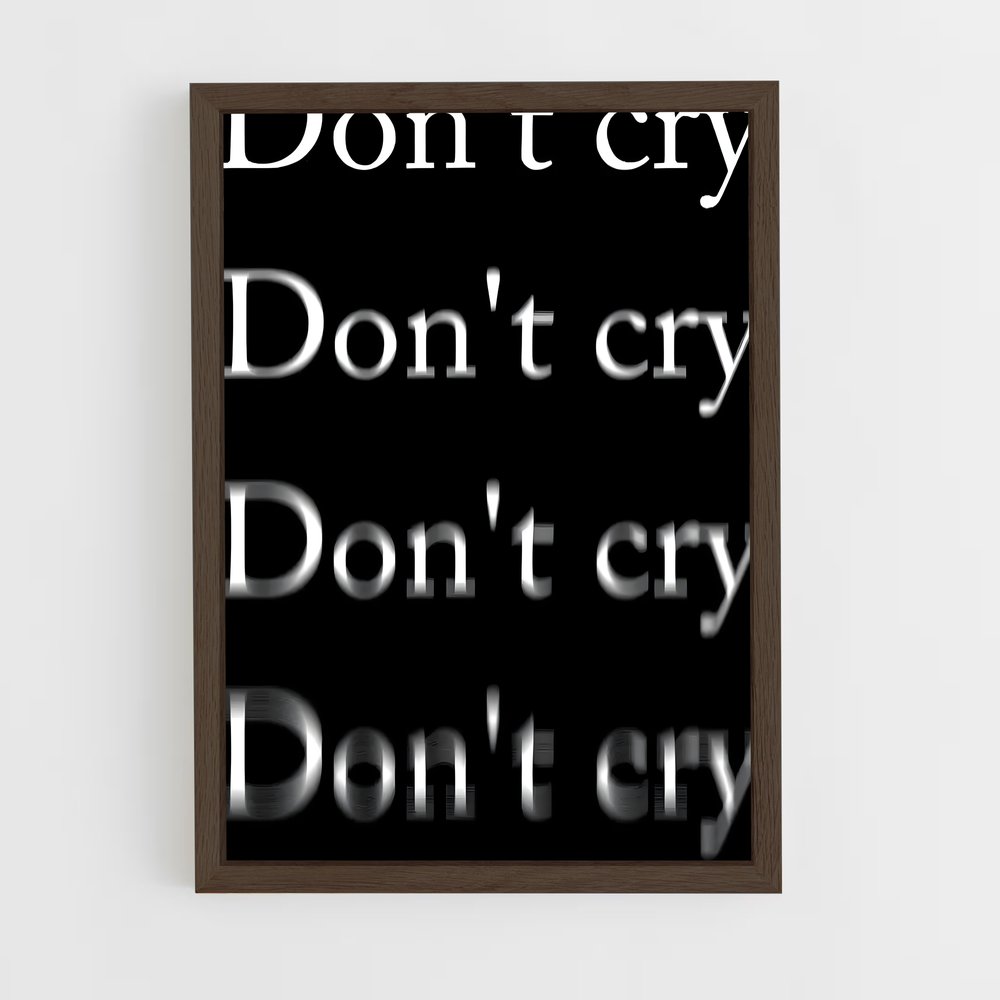 ap-crying-2 cadre Bois foncé