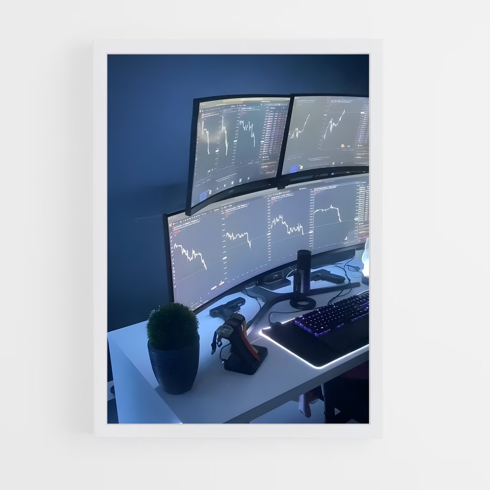 ap-crypto trader-6 cadre Blanc